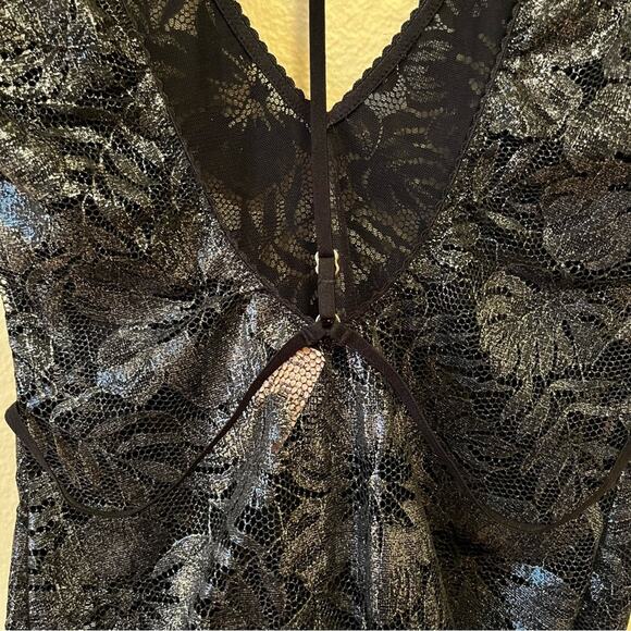 NEW VS metallic lace bodysuit - Picture 7 of 9